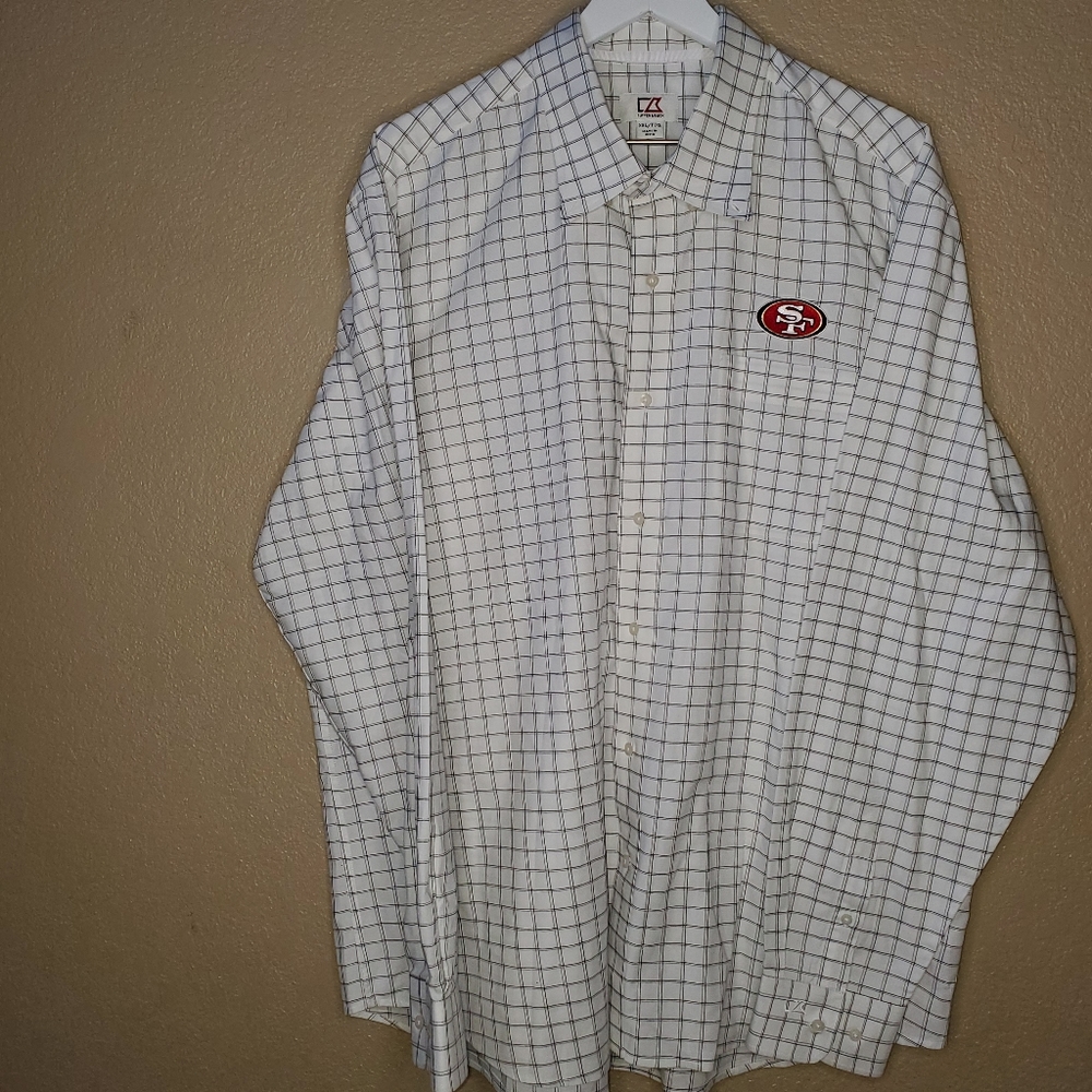 Men's SanFrancisco 49ners button up shirt size xxl